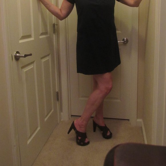 STUART WEITZMAN-Dark Brown Woven Heeled Slides ~ Size 9 - Picture 16 of 16